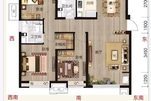 户型不方正 风水