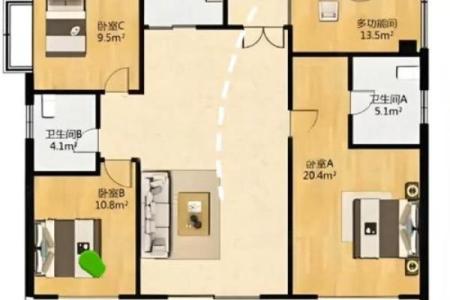 户型不方正 风水
