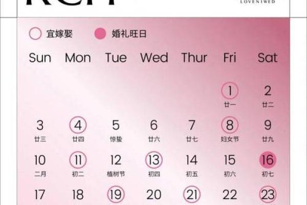 结婚吉日的确定