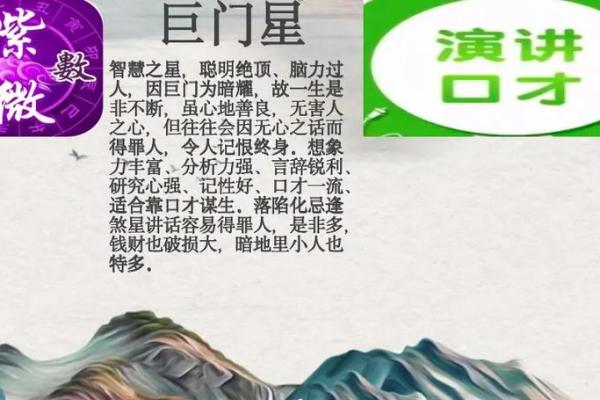 紫微斗数之疾厄宫与诸星，巨门星在疾病宫是什么意思？