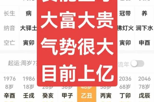 大富的八字