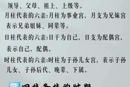 四柱八字中的月柱都有哪些含义