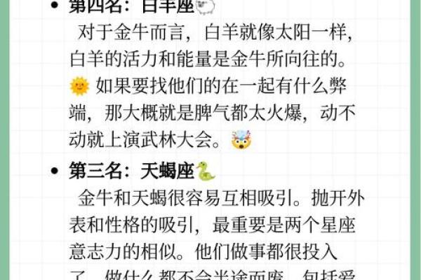 金牛座和哪些星座默契契合