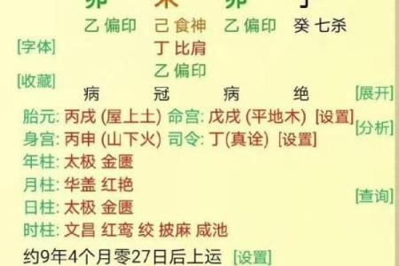 八字命格,八字命格解析