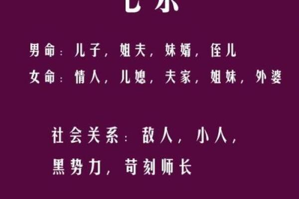 八字七杀代表什么含义