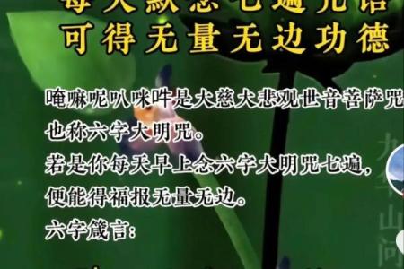 六字大明咒又称观音六字真言，念诵之法，念诵大明咒有什么作用？